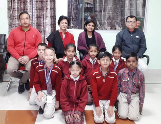 Yoga participants of DAV Public School,Pundri selected in state level competition